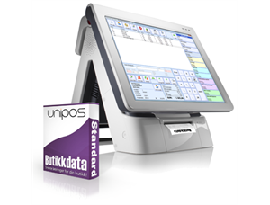 Unipos Butikkdata Standard butikkdataløsning med touchskjerm 